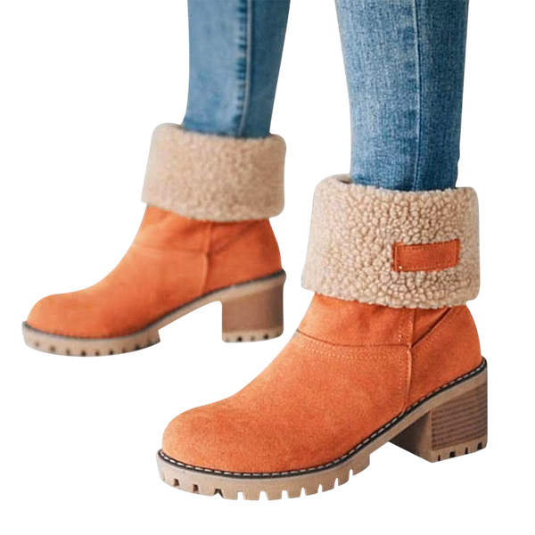 Zekear Seniors' Chunky Heel Winter Boots